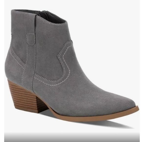 Style & Co. Shoes - NWT Style and Co Gray Suede Boots